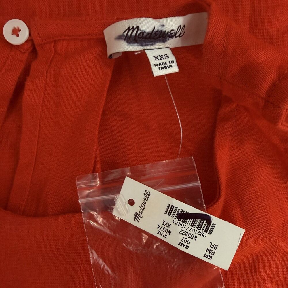 Madewell Sleeveless Red Mini Dress - Picture 5 of 6